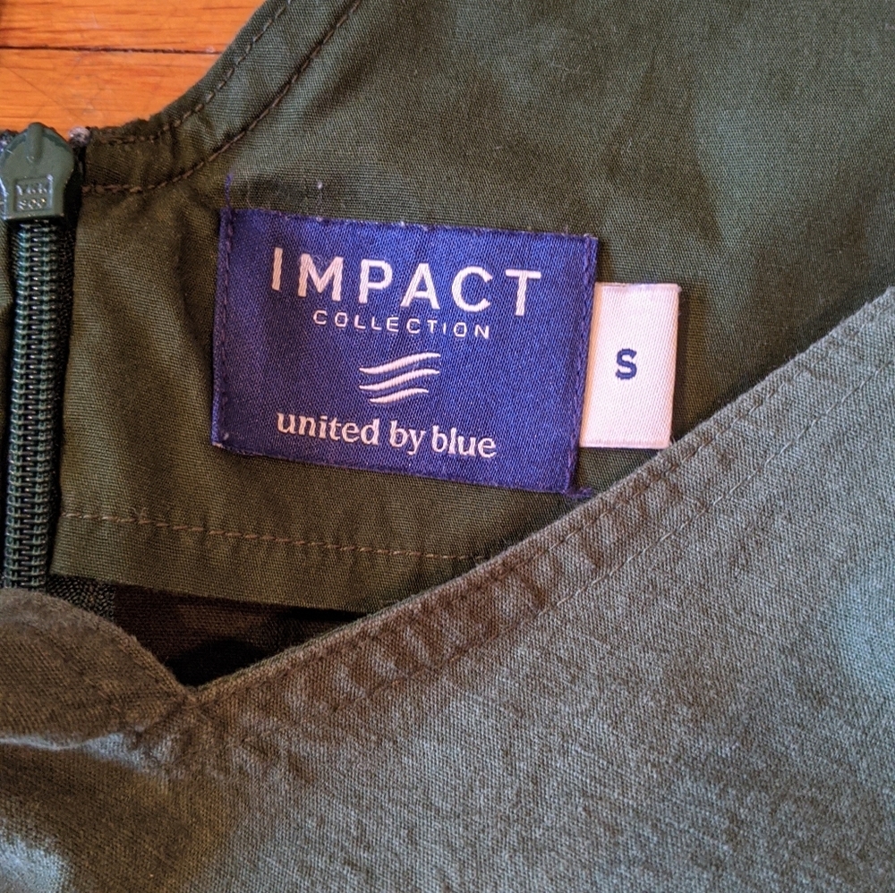 IMPACT United By Blue Women's Green Romper size small - Picture 2 of 5